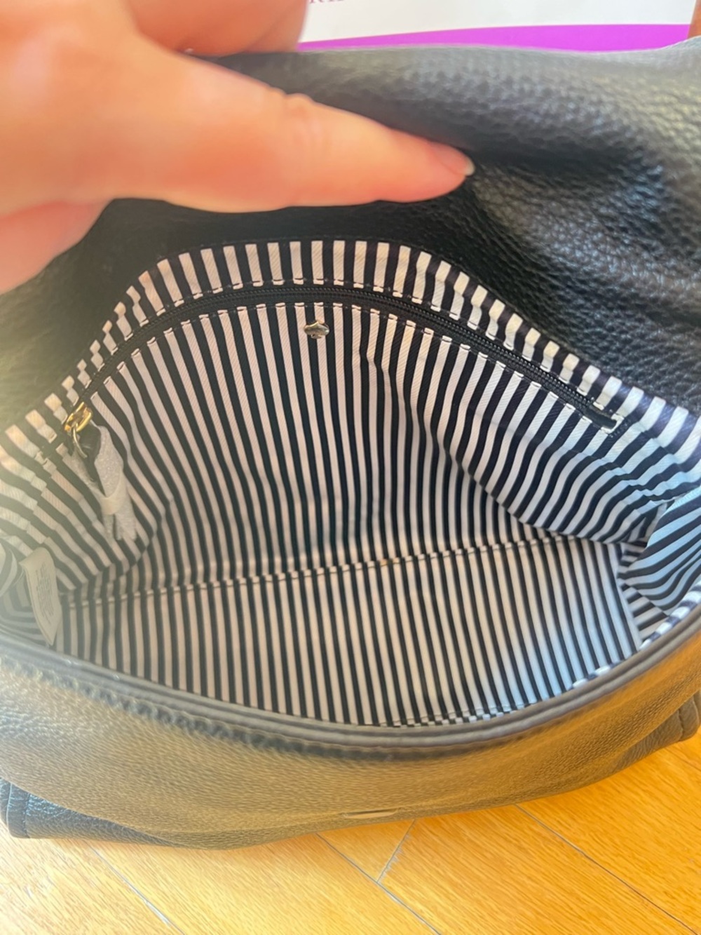 Kate Spade New York Black Leather Small Cobble Hill Toddy Bag - Picture 10 of 15